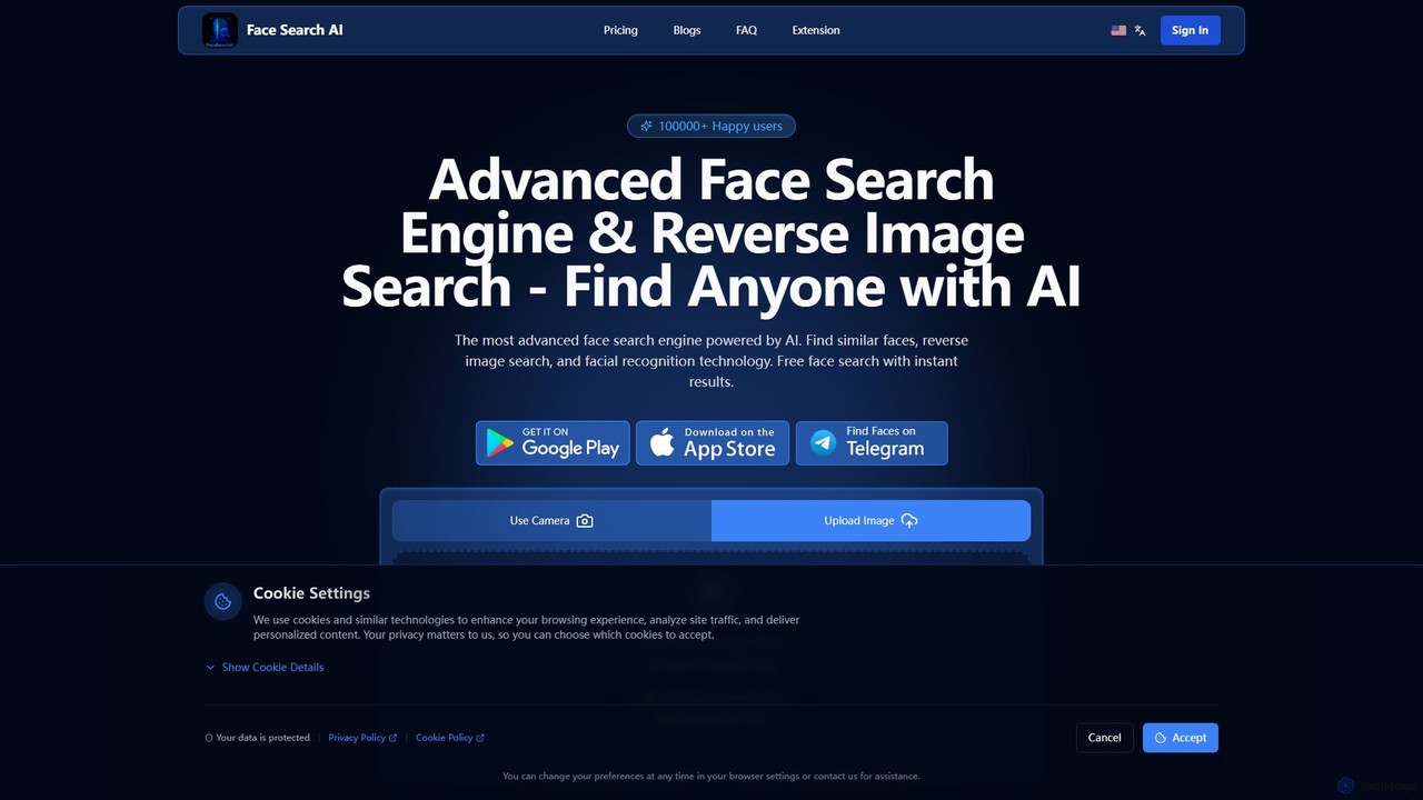 FaceSearchAI