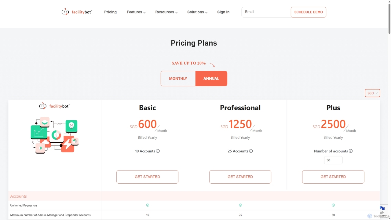 FacilityBot Pricing Plans | Flexible CMMS Packages for All Teams for FacilityBot