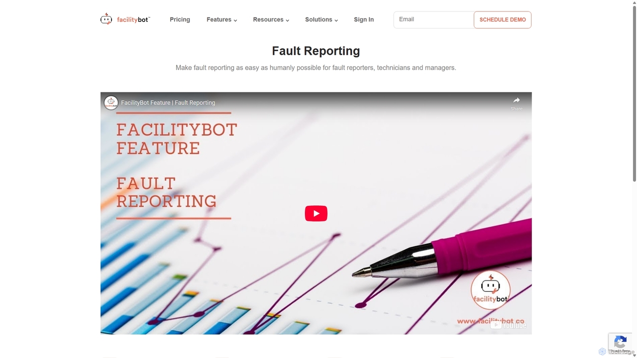 Fault Reporting System | Facilities Management for FacilityBot