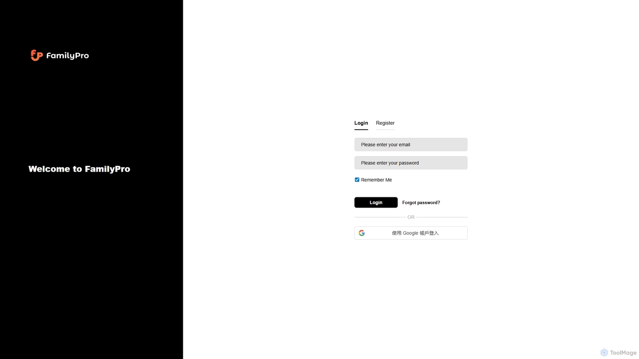 Login - FamilyPro for FamilyPro