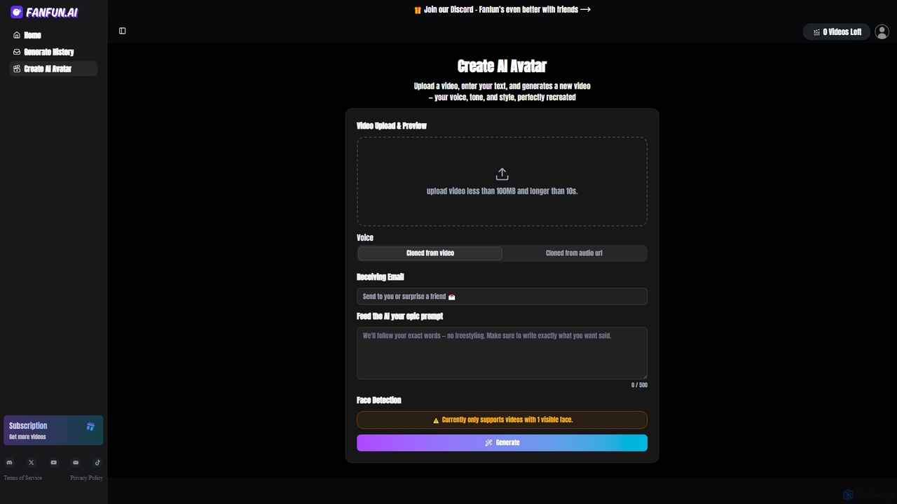 Fanfun.ai: AI Voice Clone Video Generator & Creative Studio for Captivating Videos for Fanfun