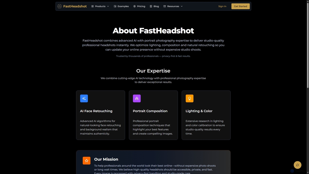 About FastHeadshot - AI-Powered Professional Headshots for FastHeadshot