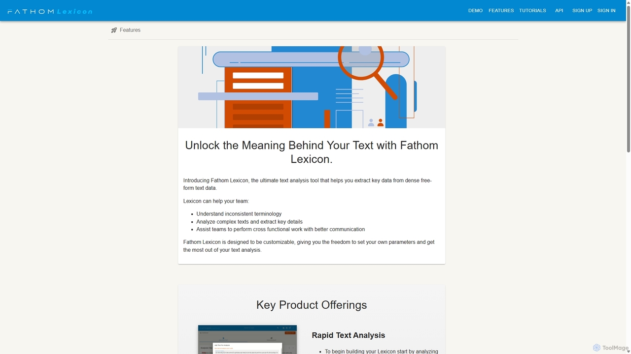 Features – Fathom Lexicon for Fathom Lexicon