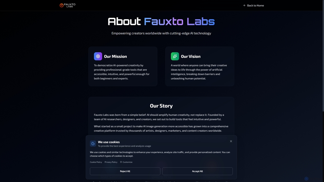 Fauxto Labs - Generate Images, Video, Audio & 3D for Fauxto Labs