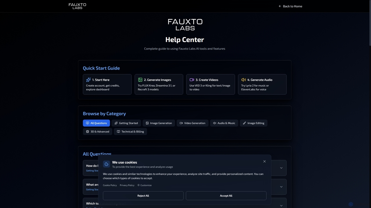 Fauxto Labs - Generate Images, Video, Audio & 3D for Fauxto Labs