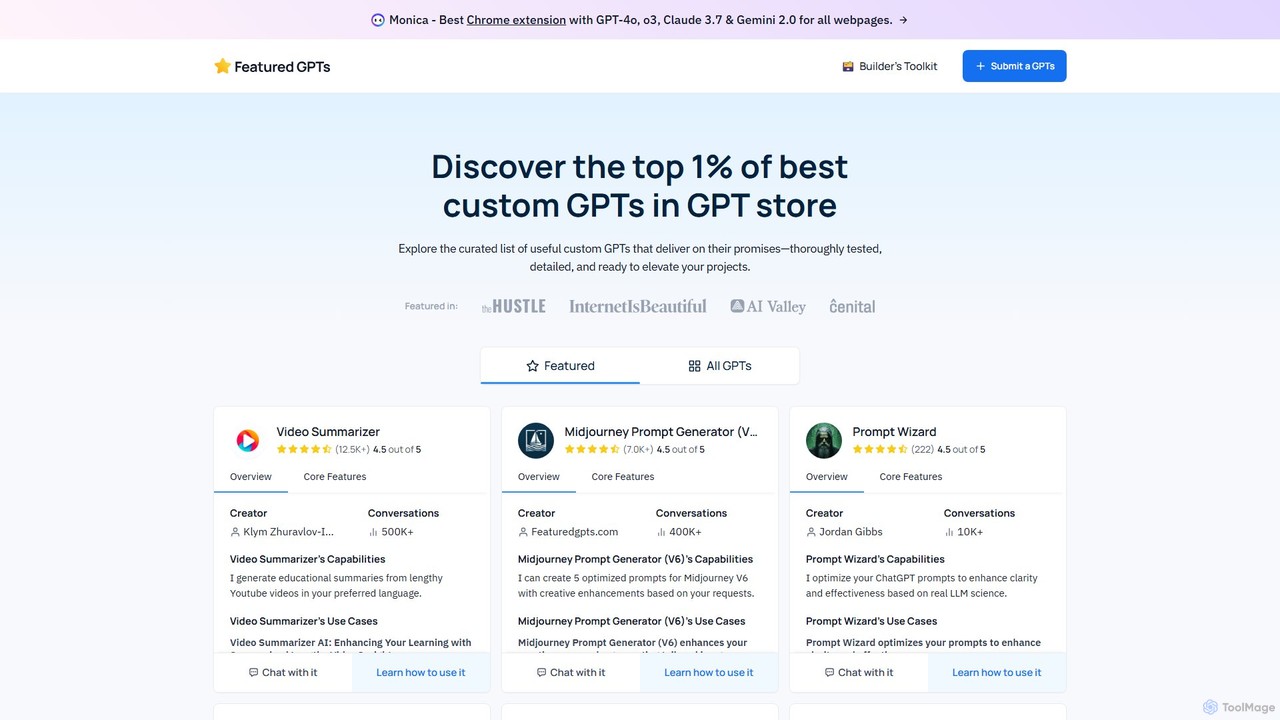 Featured GPTs