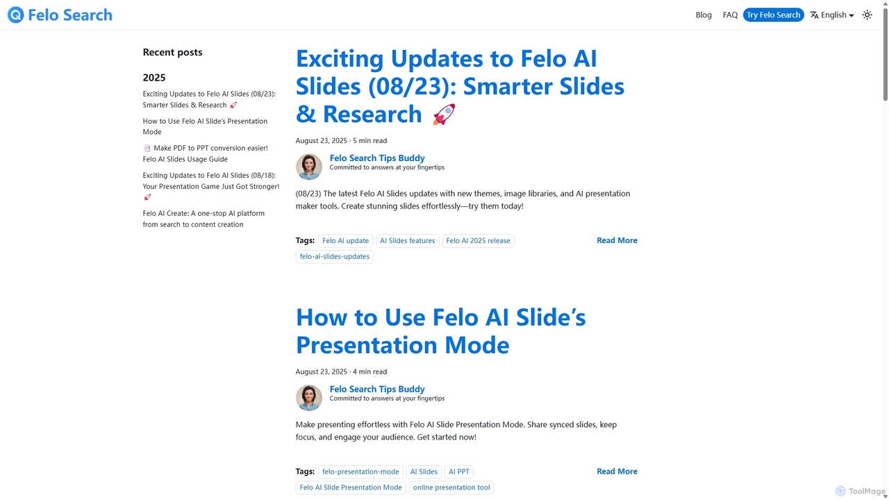 Felo Search Blog | Felo Search Blog for Felo