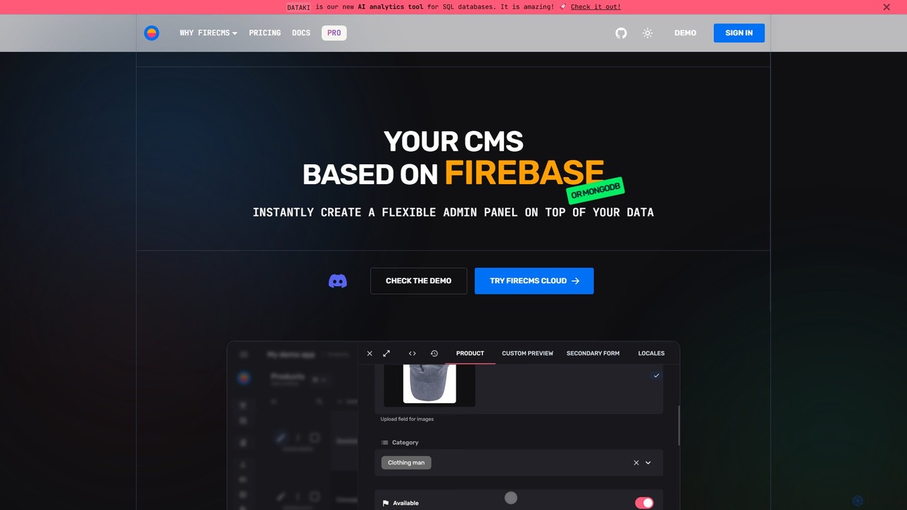 FireCMS