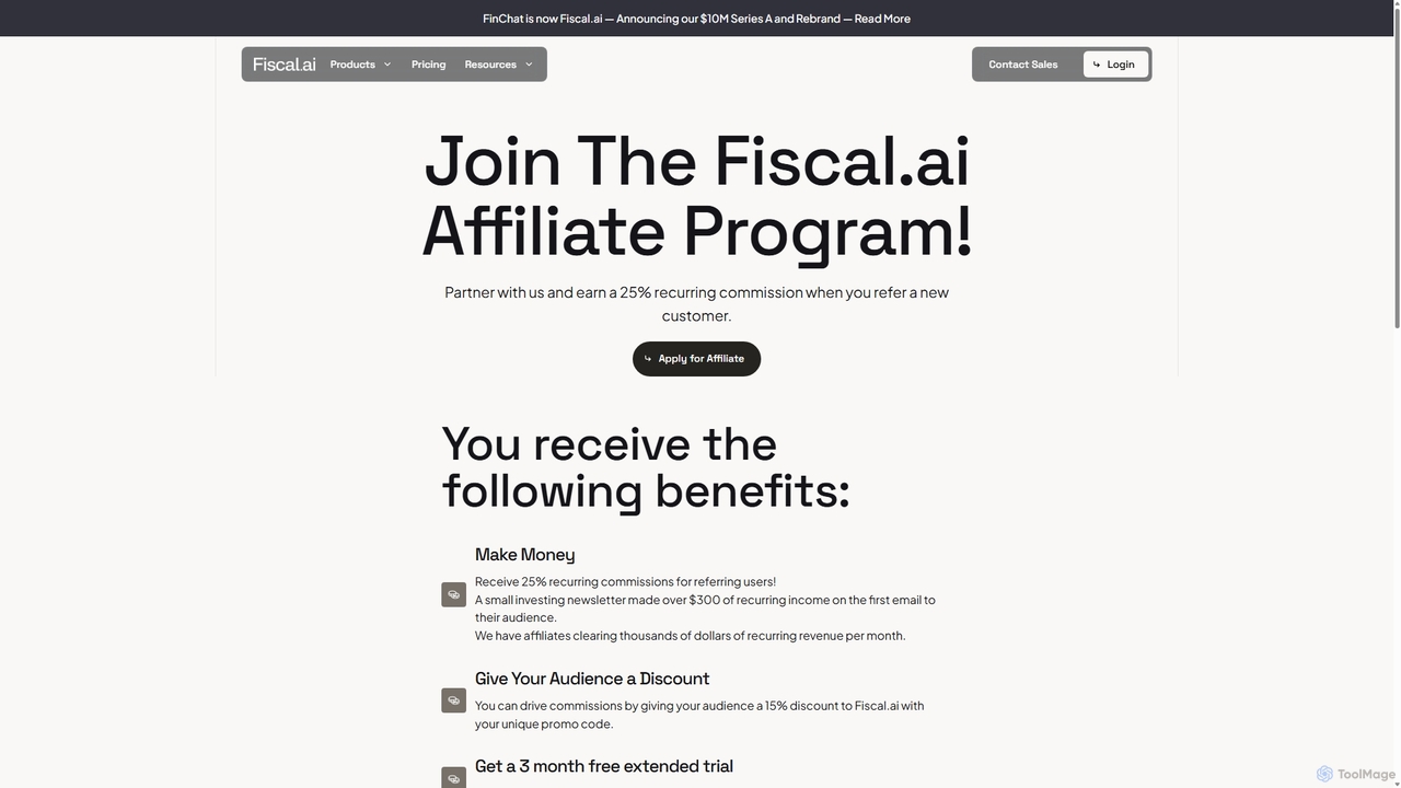 Affiliate Program for Fiscal.ai