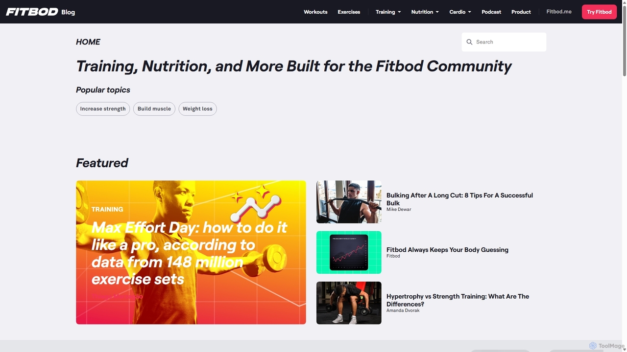 Blog – Fitbod for Fitbod