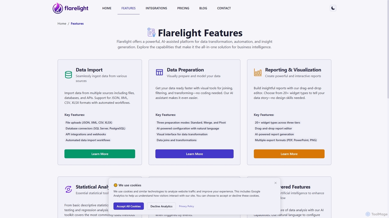 Features — Flarelight for Flarelight