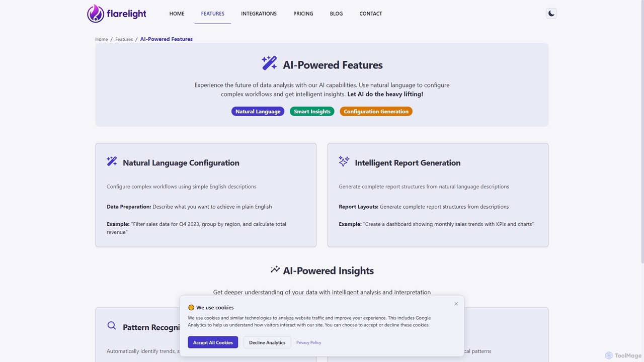 AI-Powered Features — Flarelight Features for Flarelight
