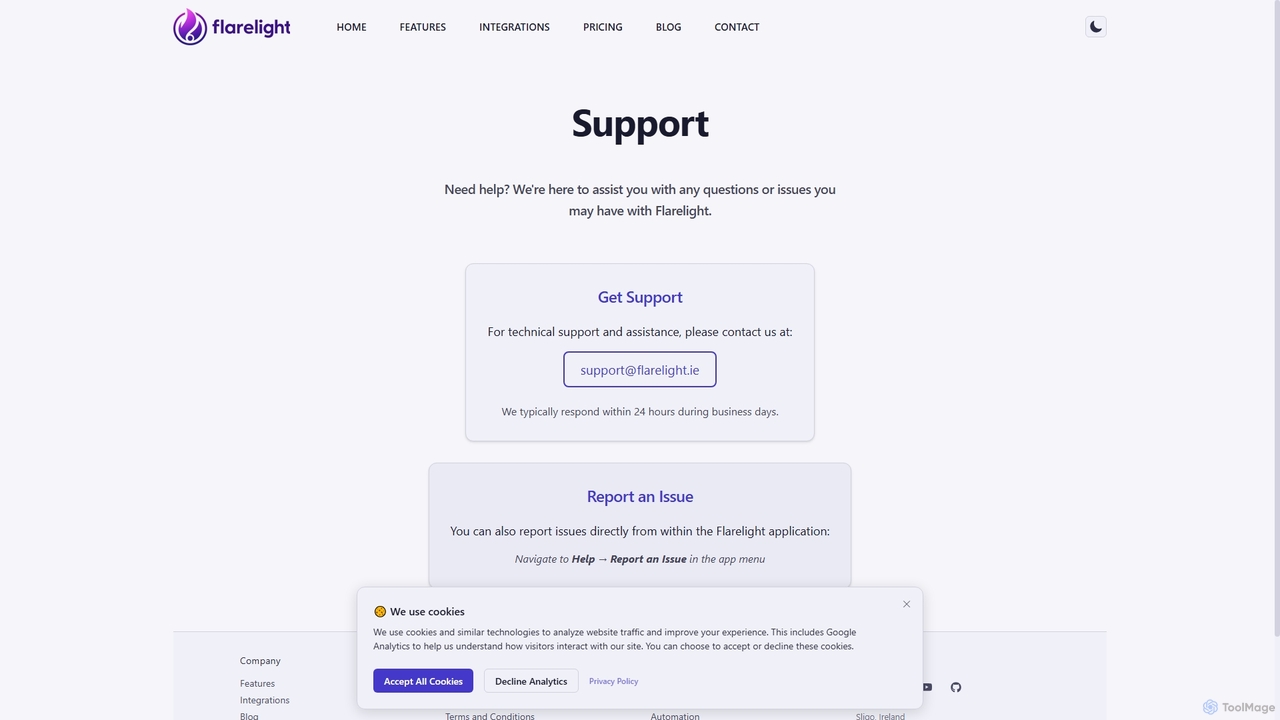 Support - Flarelight for Flarelight