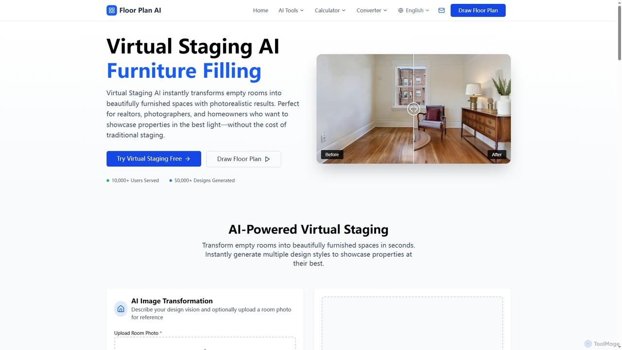 Virtual Staging AI – Free Online Home Staging for Realtors for Floor Plan