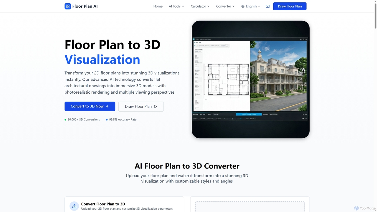 Fast & Easy Free Online Floor Plan to 3D for Floor Plan