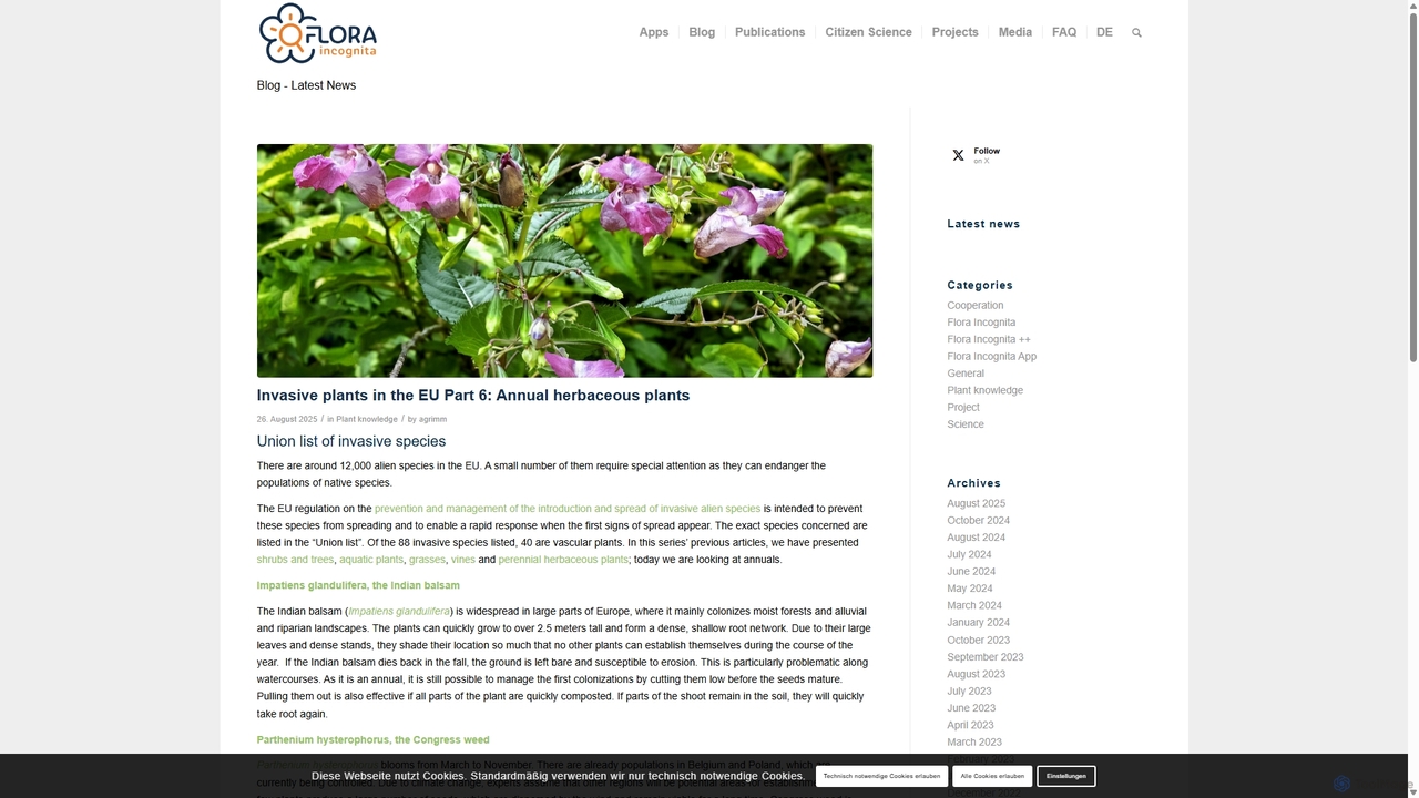 Invasive plants in the EU Part 6: Annual herbaceous plants – Flora Incognita | EN for Flora Incognita