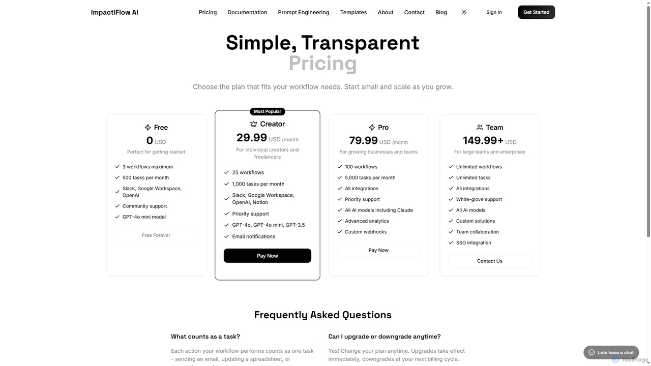 ImpactiFlow AI - Agentic Automation Platform for Flow