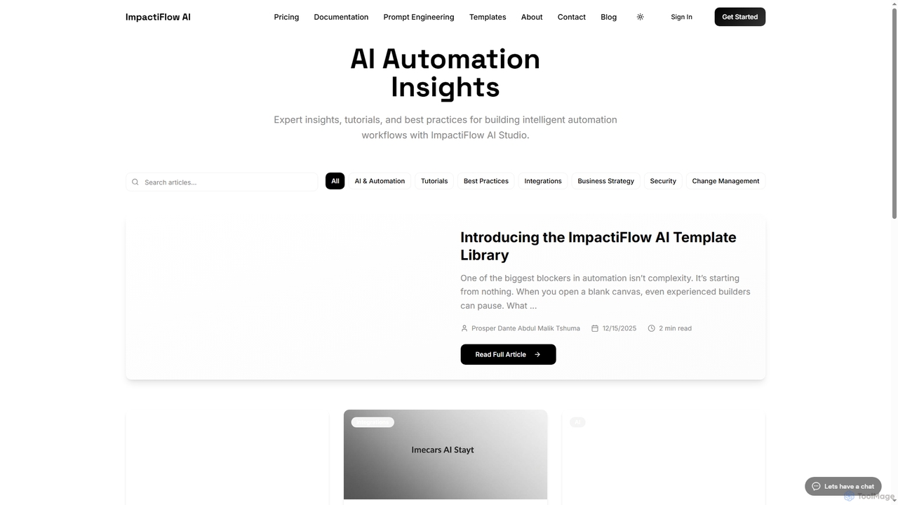 ImpactiFlow AI - Agentic Automation Platform for Flow