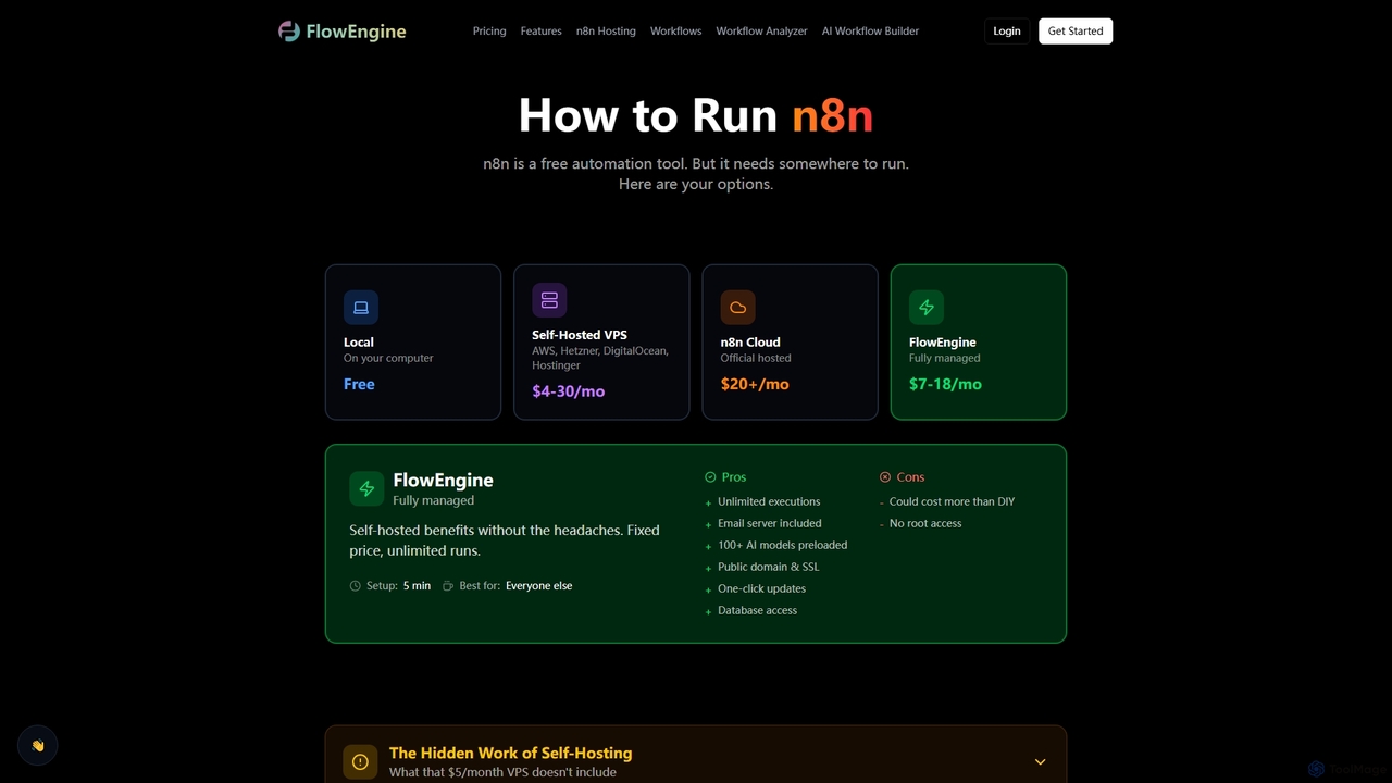 FlowEngine - The All-in-One n8n Hosting Platform for FlowEngine