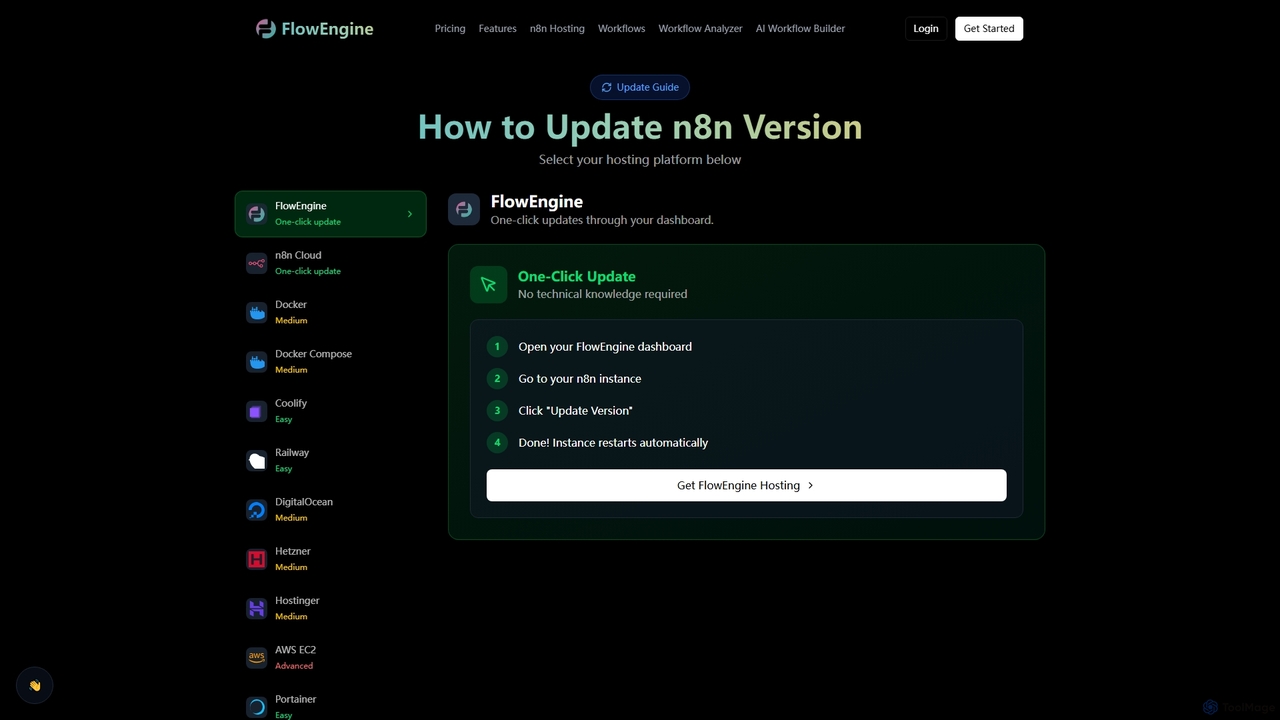FlowEngine - The All-in-One n8n Hosting Platform for FlowEngine