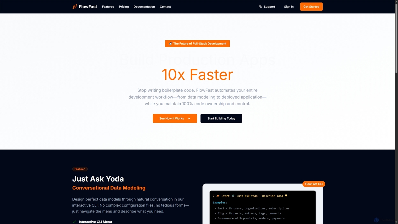 Ship Full-Stack Apps 10x Faster for Flowfast