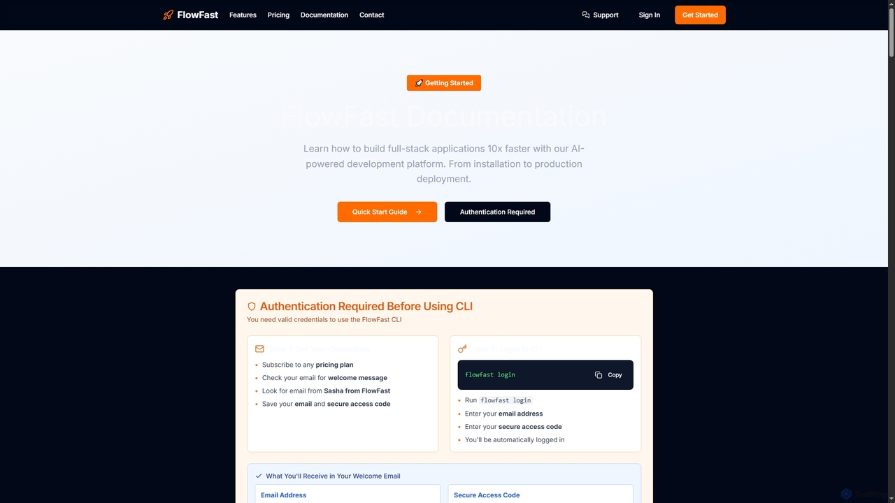 Ship Full-Stack Apps 10x Faster for Flowfast