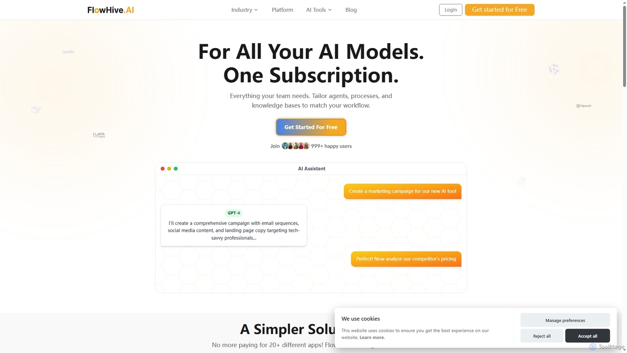 Flowhive - AI Workflow Automation Platform for Flowhive