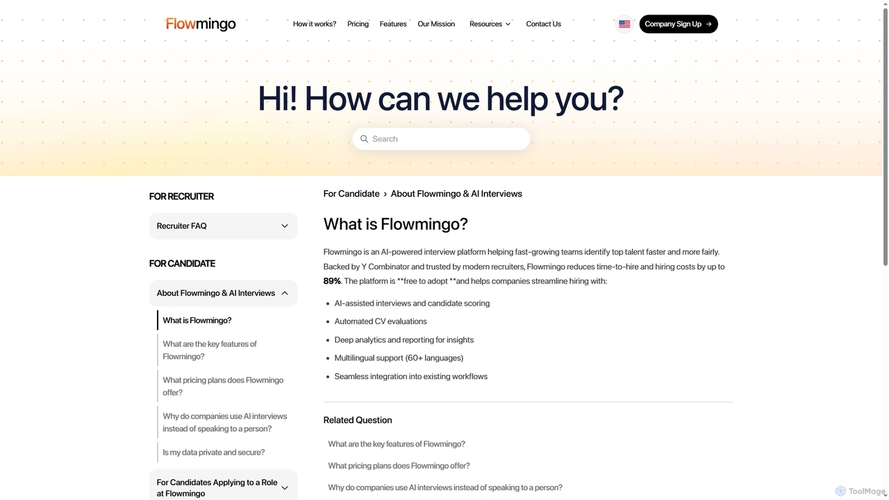 Flowmingo – AI Interviewer | Free, Forever for Flowmingo