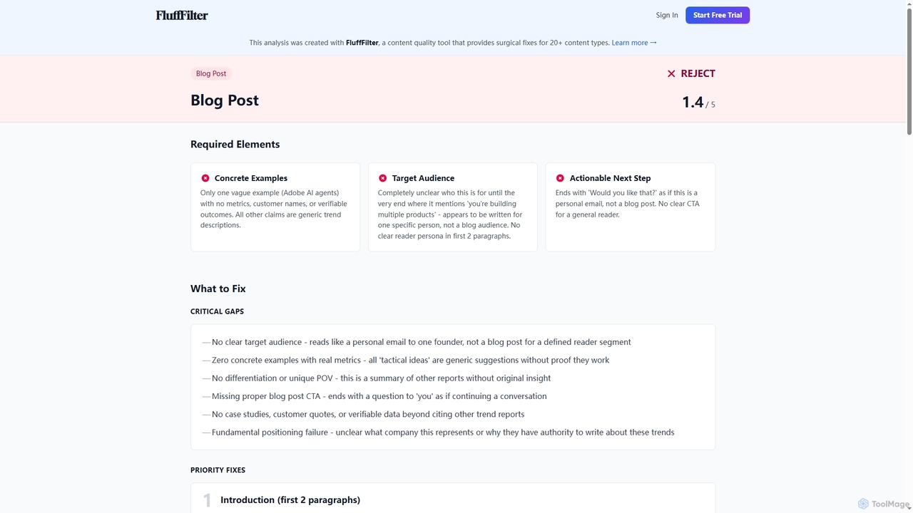 Blog Post | FluffFilter Analysis for FluffFilter