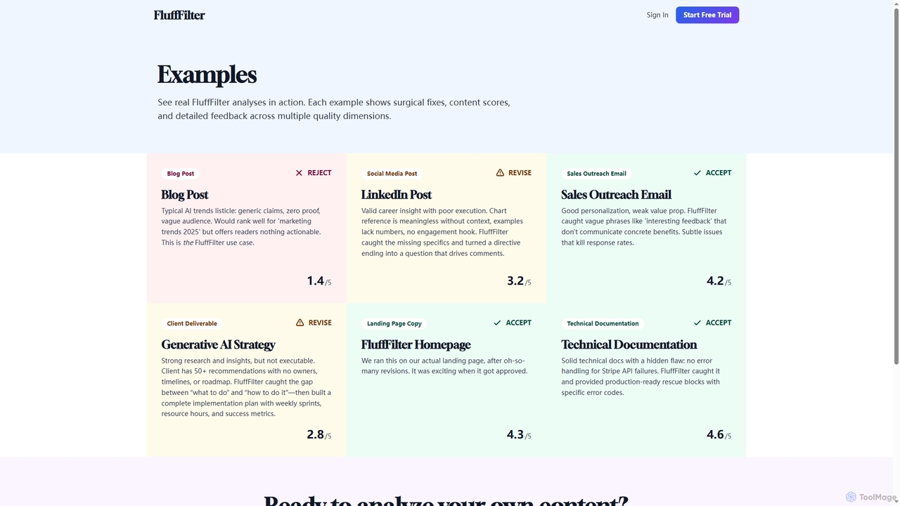 Examples | FluffFilter for FluffFilter