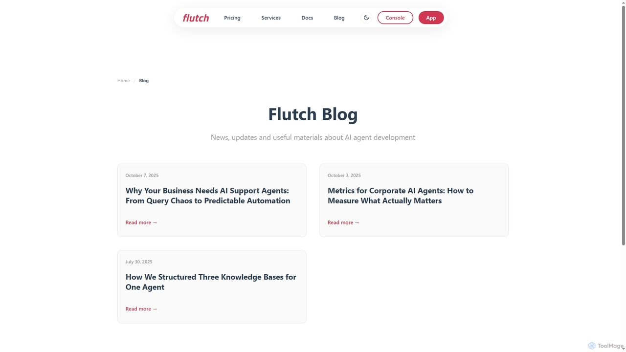 Flutch Blog - AI Agent Development for Flutch