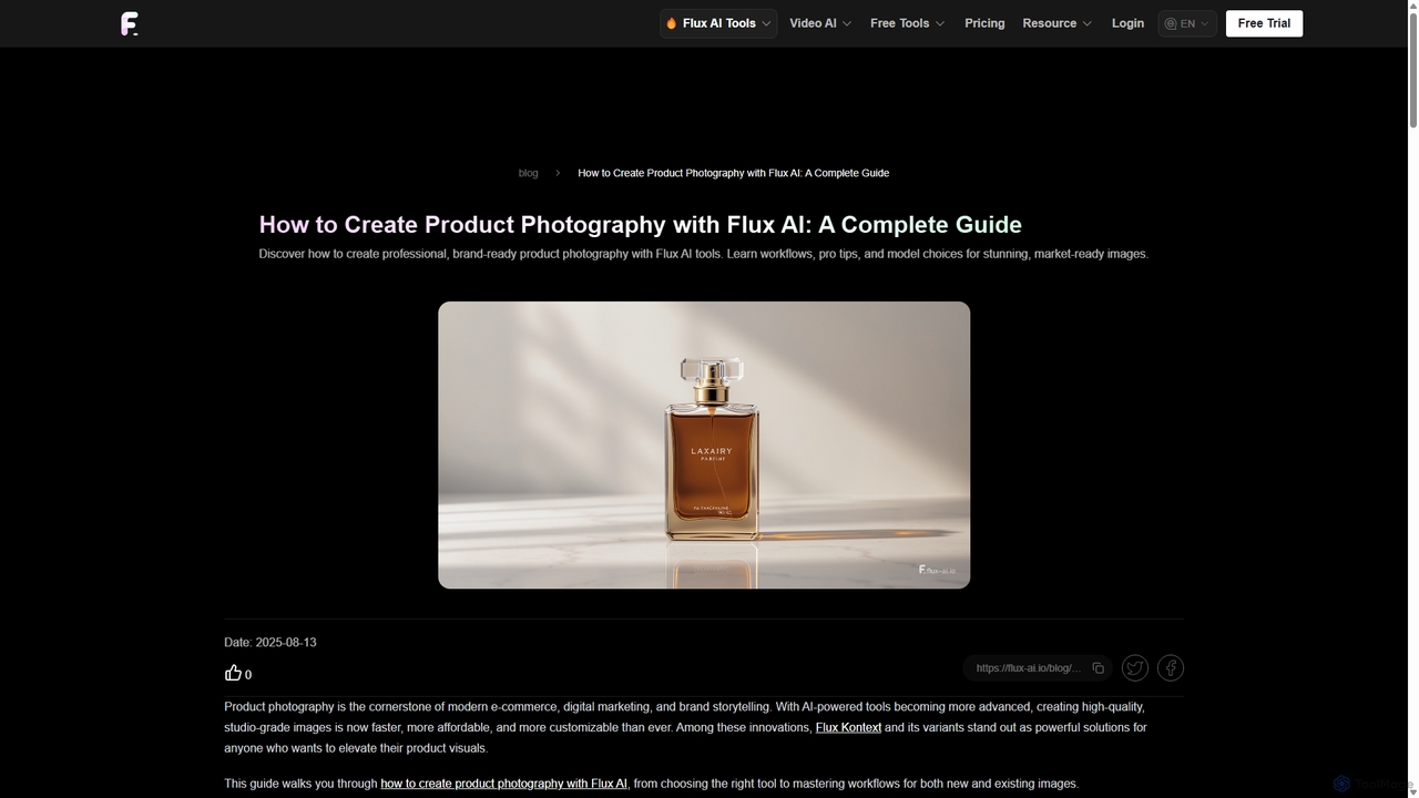 How to Create Product Photography with Flux AI: A Complete Guide | flux-ai.io for Flux Ai