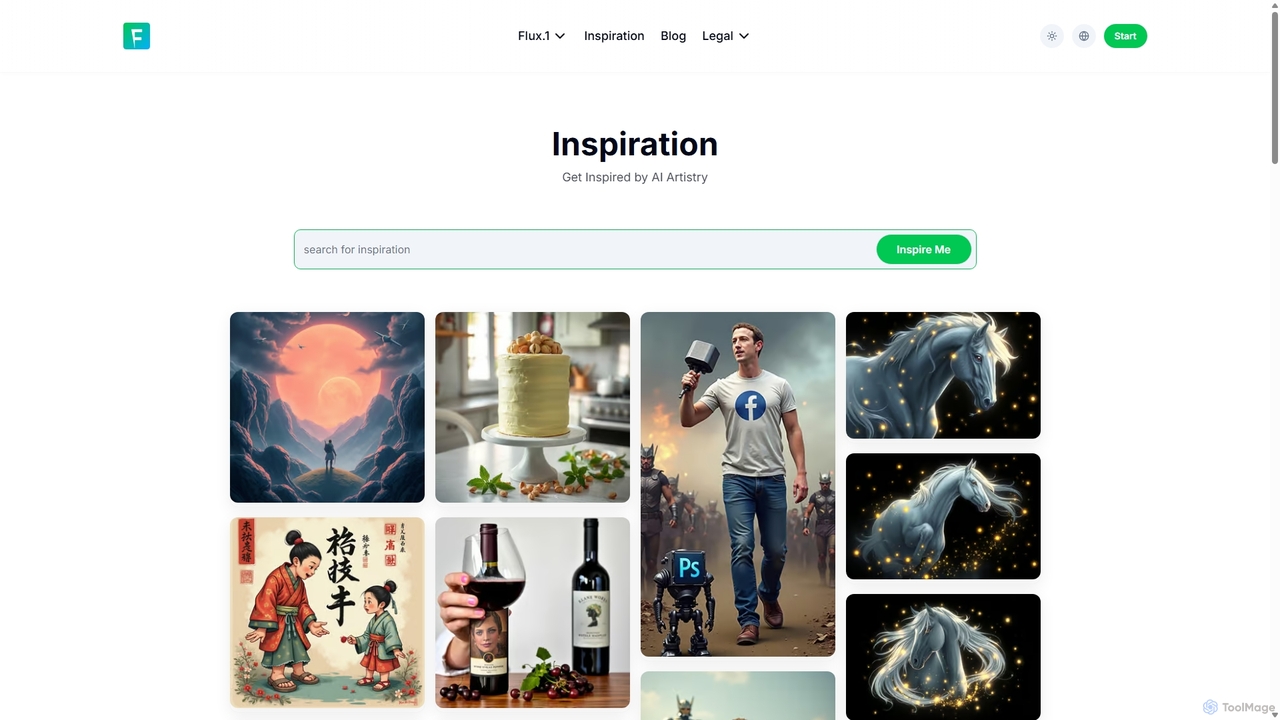 Inspiration Gallery - AI Artistry to Spark Your Creativity | Flux Image AI for Flux Image AI