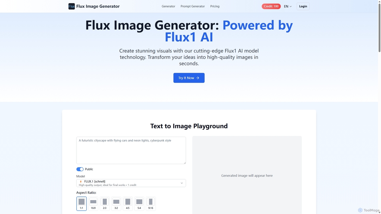 Flux Image Generator