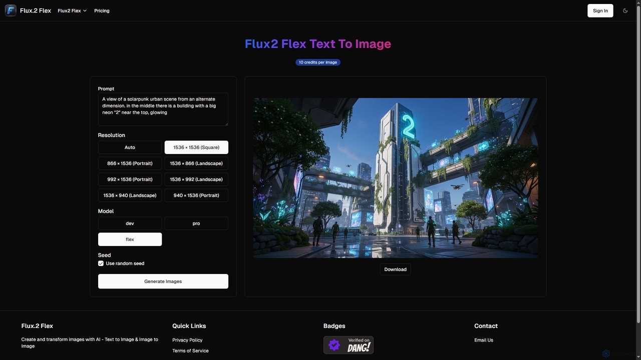 Flux.2 Flex - AI Image Generator & Editor | Text to Image & Image to Image for Flux2 Flex