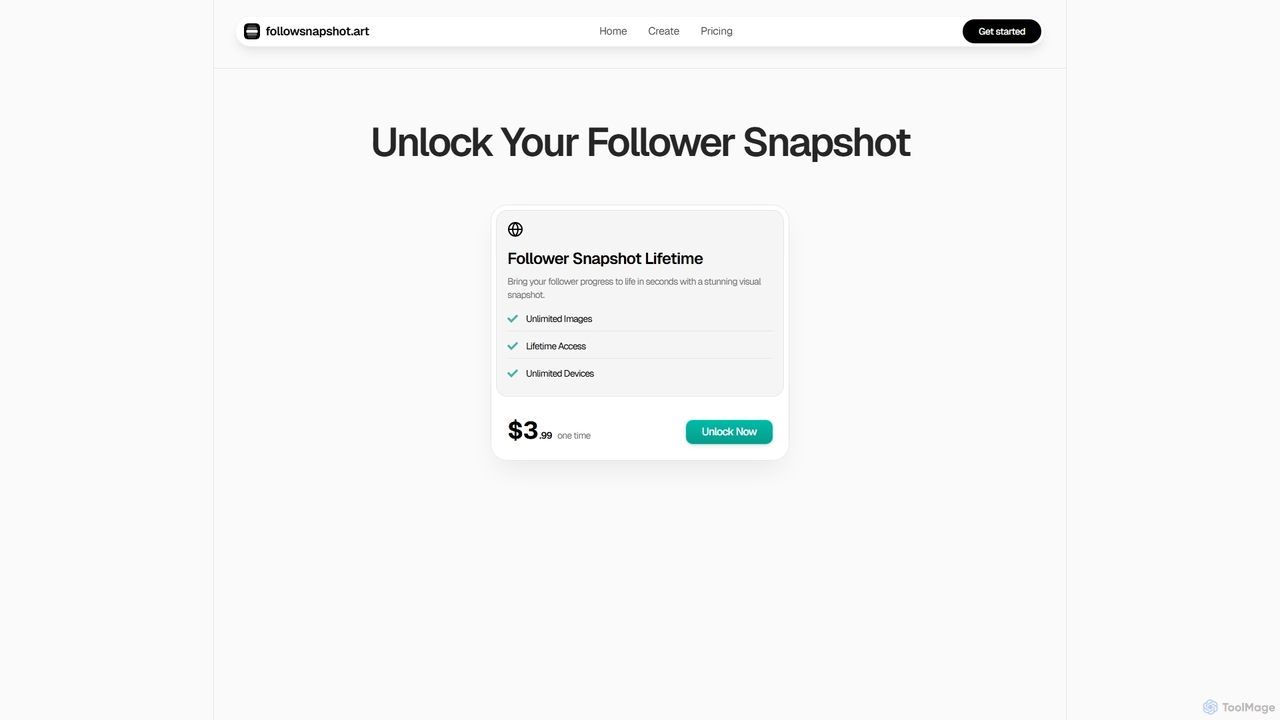 Follower Snapshot – Follower Count Image Generator for FollowSnapshot