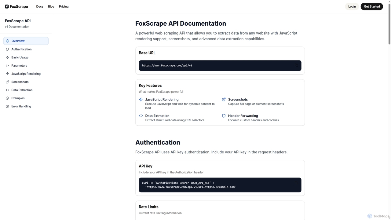 Documentation | FoxScrape for Foxscrape