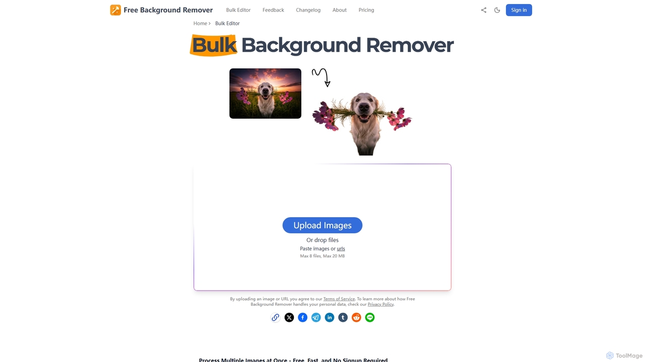 Bulk Background Remover - Process Batch Images at Once Online for Free Background Remover