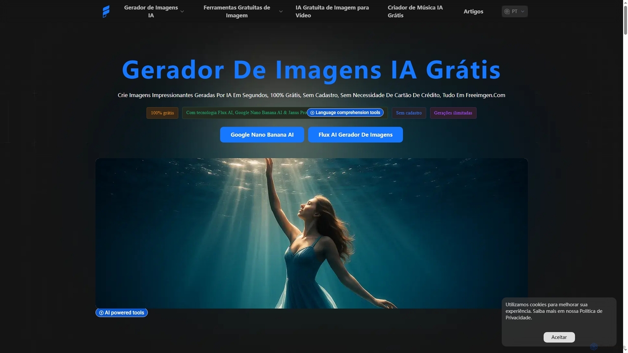 Gerador de Imagens IA Grátis, 100% grátis, sem cadastro, sem cartão de crédito for Freeimgen