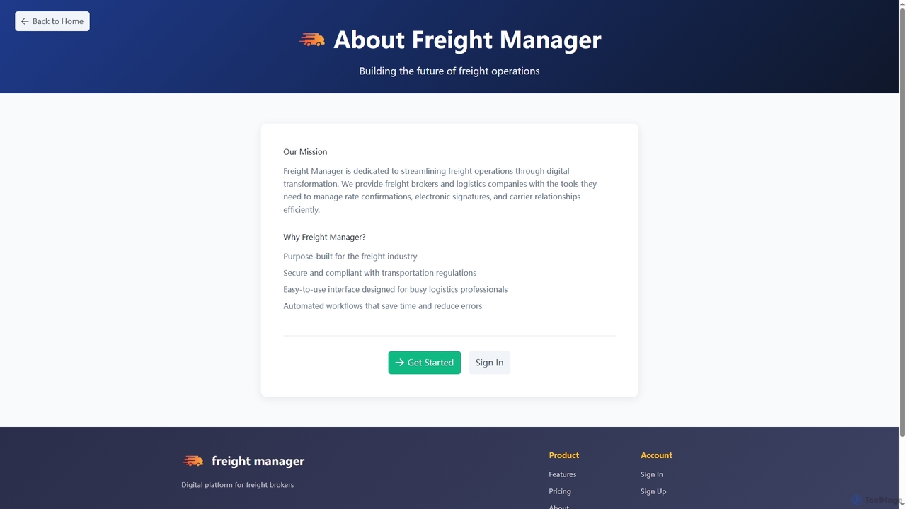 Freight Manager | About Us for Freight Manager