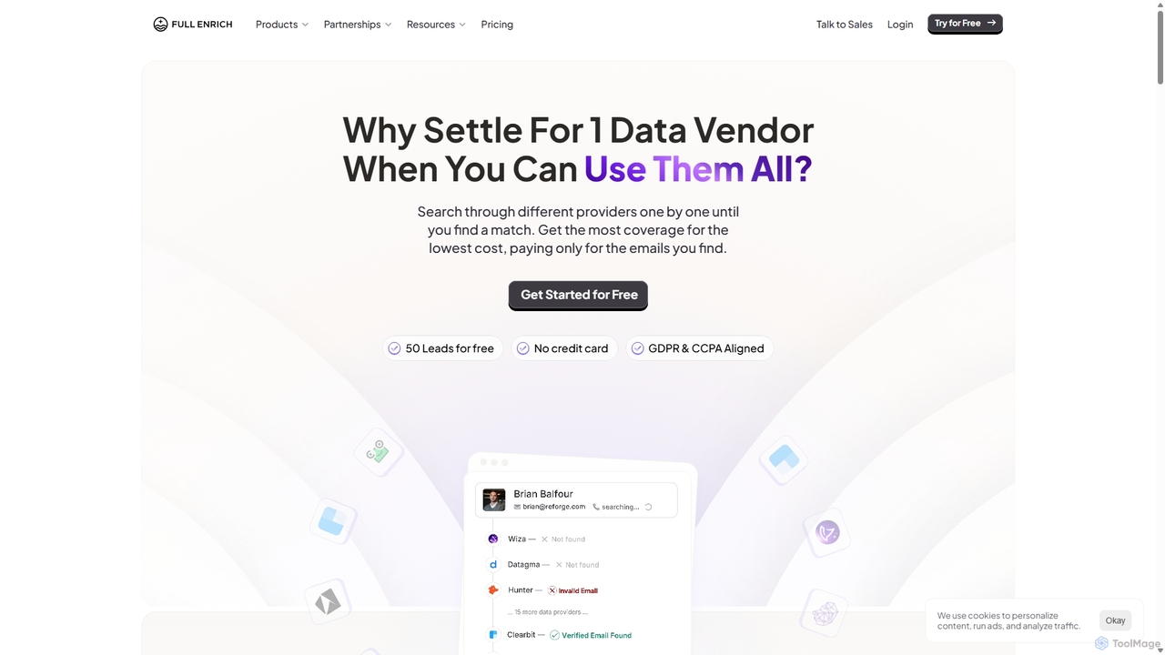 FullEnrich — B2B Email & Phone Waterfall Enrichment for FullEnrich