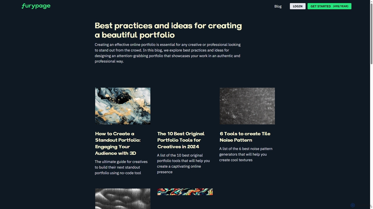 Online Portfolio Builder for Artists | Create Professional Art Portfolios - FuryPage for FuryPage