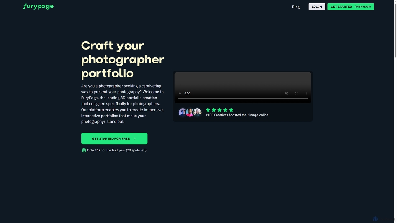Online Portfolio Builder for Artists | Create Professional Art Portfolios - FuryPage for FuryPage