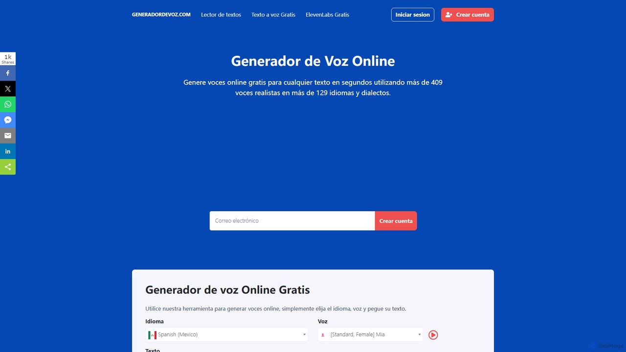 Generador de Voz