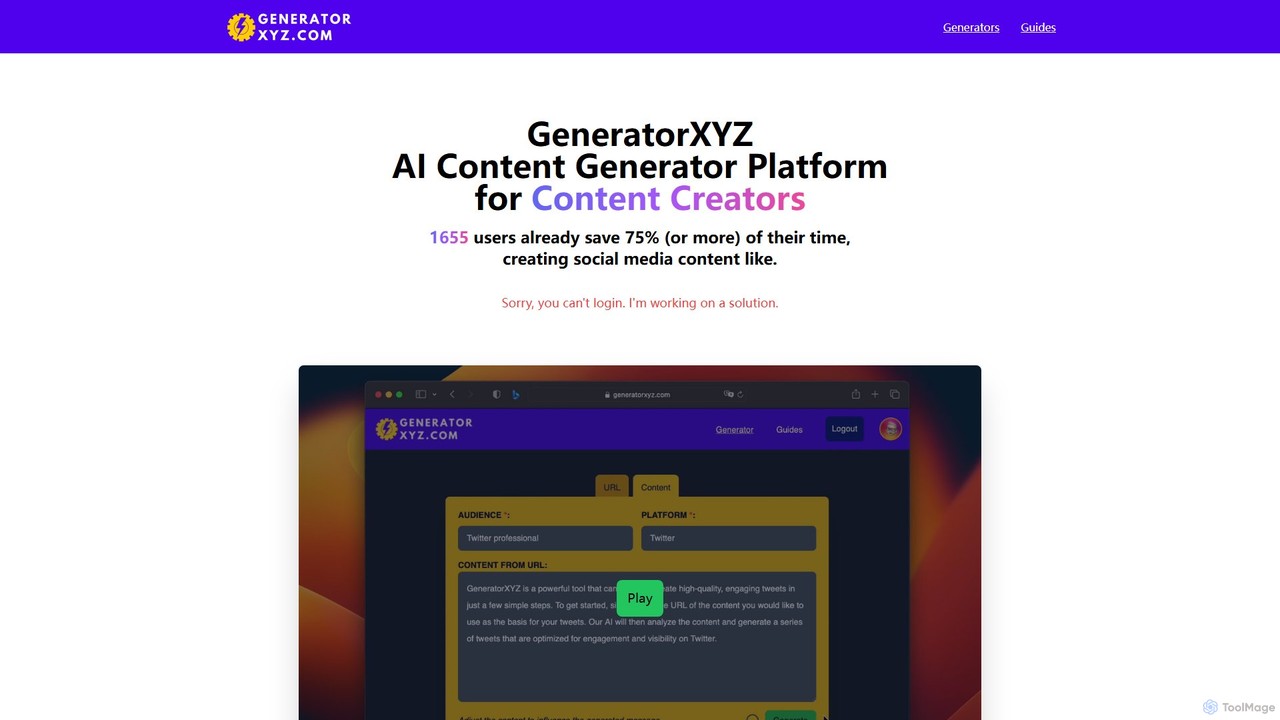 GeneratorXYZ