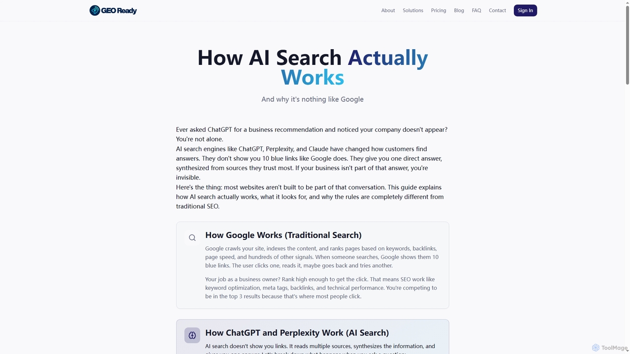 How AI Search Actually Works (And Why It Matters for Your Business) | GEO Ready for GEO Ready