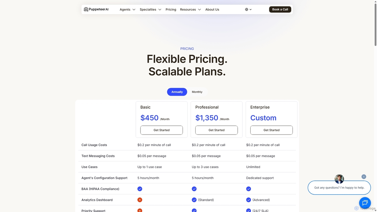 Pricing | Puppeteer for Getpuppeteer