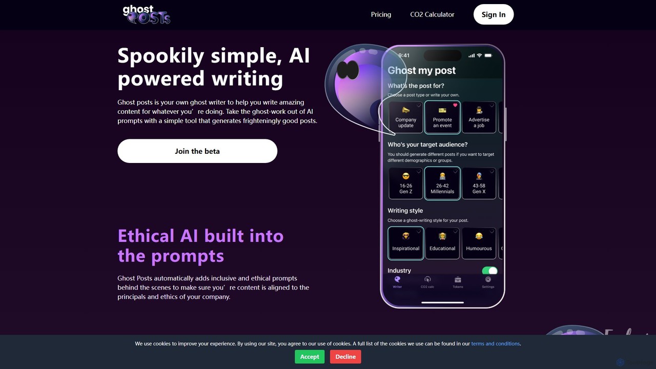 preview for GhostPosts.ai