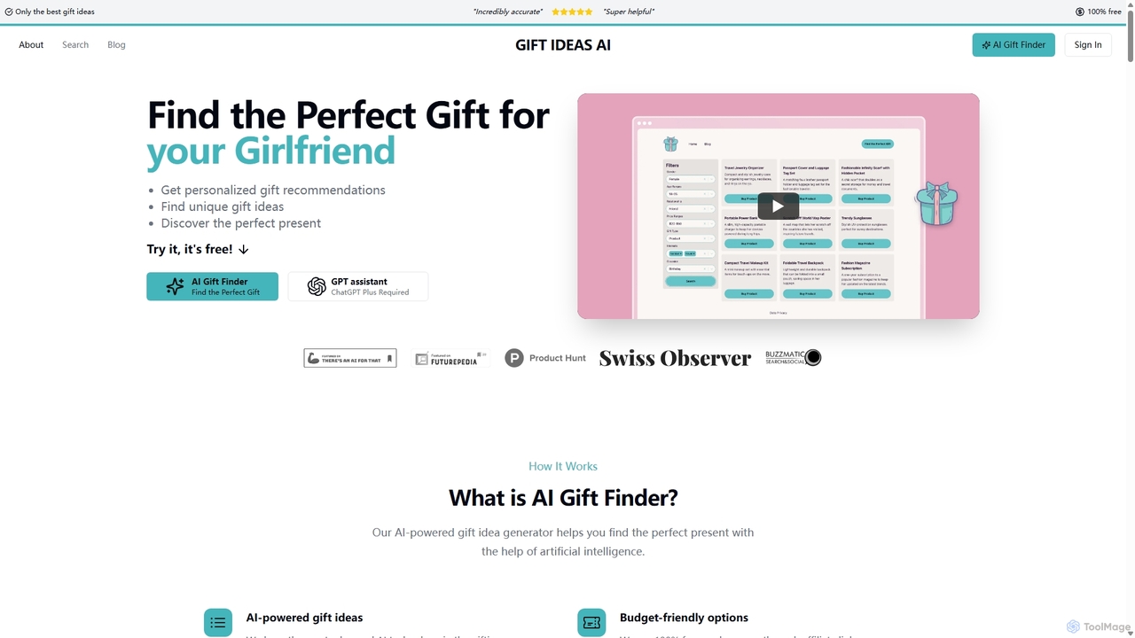 Gift Ideas AI