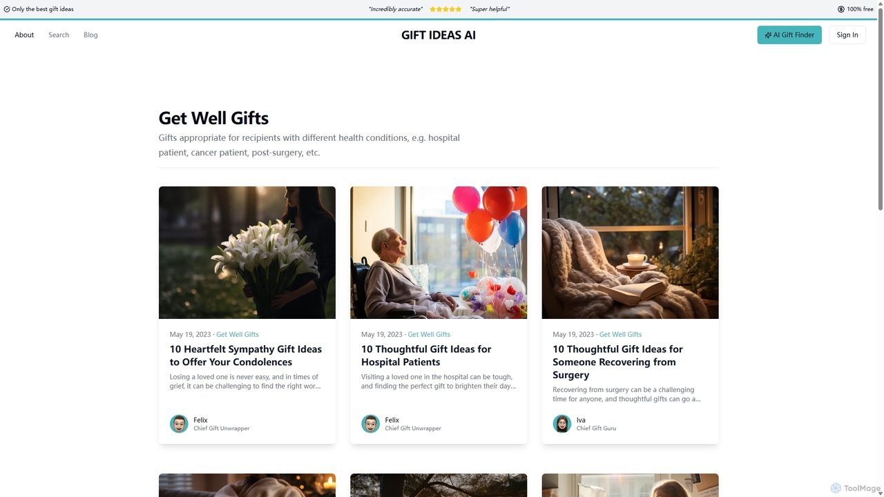 Get Well Gifts for Gift Ideas AI